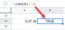 google sheets ISDATE FUNCTION 2