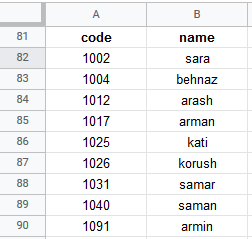 google sheets match function 1