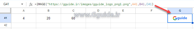 google sheets IMAGE function