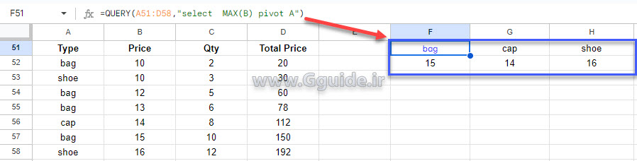 magic of query function in google sheets 6