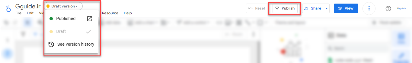 منوی File لوکر استودیو 6